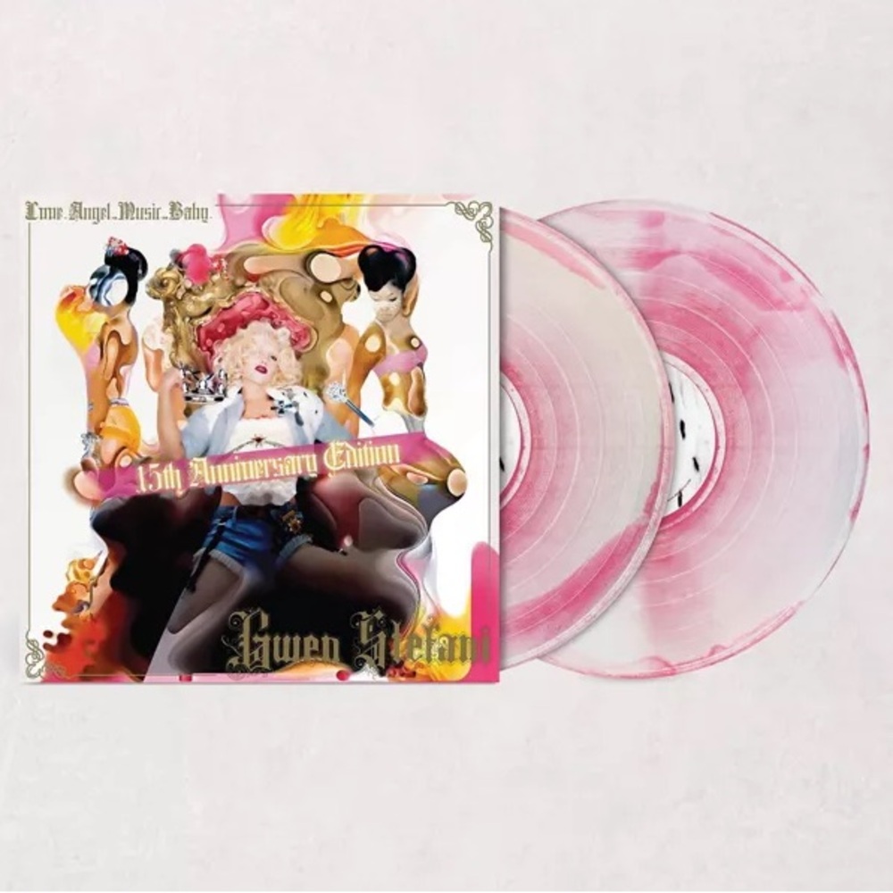 SEALED! Gwen Stefani - Love. Angel. Music. Baby. Pink/White Swirl Vinyl